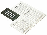 3" x 5-1/2" ABS vent, white