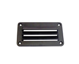 3" x 5-1/2" ABS vent, black