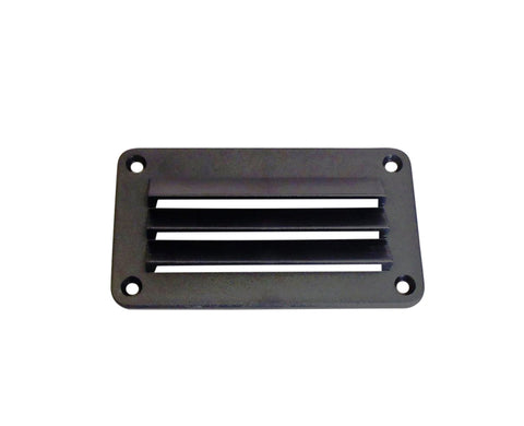 3" x 5-1/2" ABS vent, black