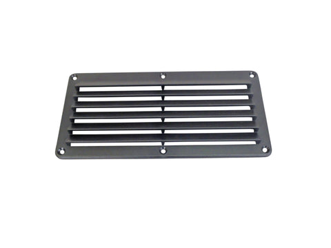 4-7/8" x 10-1/8" ABS vent, black