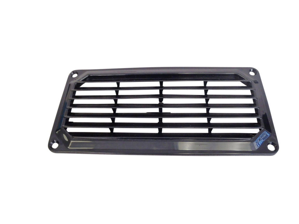 Black Aluminum Rectangular Air Vent Grille – 484x60mm Ducting Cover