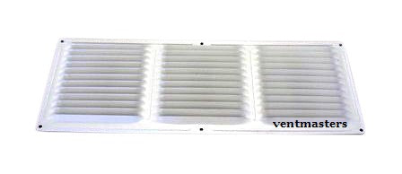 6" x 16" Soffit Vent, white
