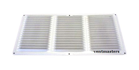 8" x 16" Soffit Vent, white