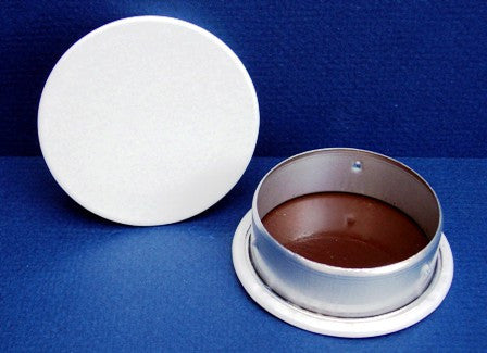 2.5" Round Plug, white