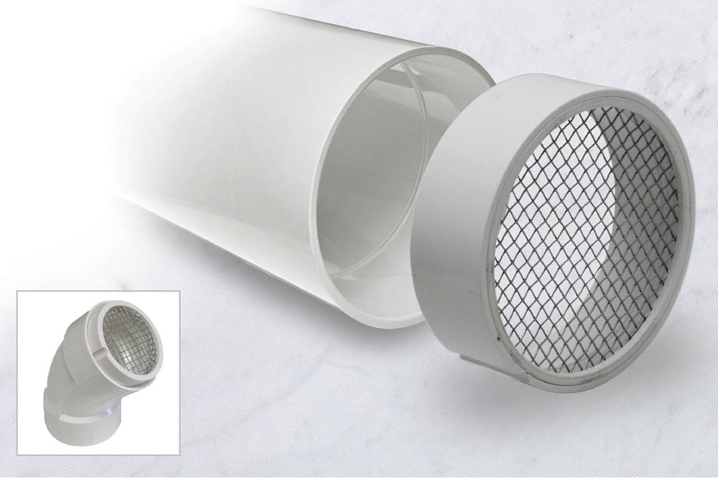 2" round PVC Termination Vent