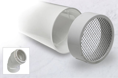 3" round PVC Termination Vent