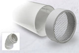 2" round PVC Termination Vent