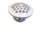 Crown Vent Guard-White 2"