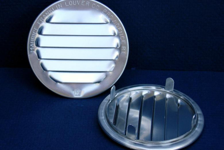 1" Round No screen vent - tab style, mill - bag of 6 vents